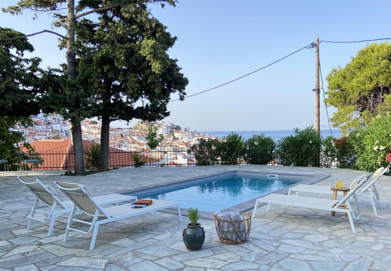 Villa Icelle Skopelos Town Sea View Swimming Pool Buitenkant foto