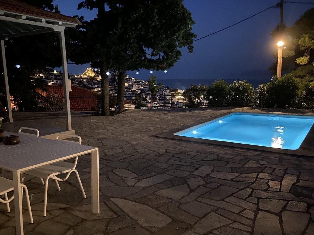 Villa Icelle Skopelos Town Sea View Swimming Pool Buitenkant foto