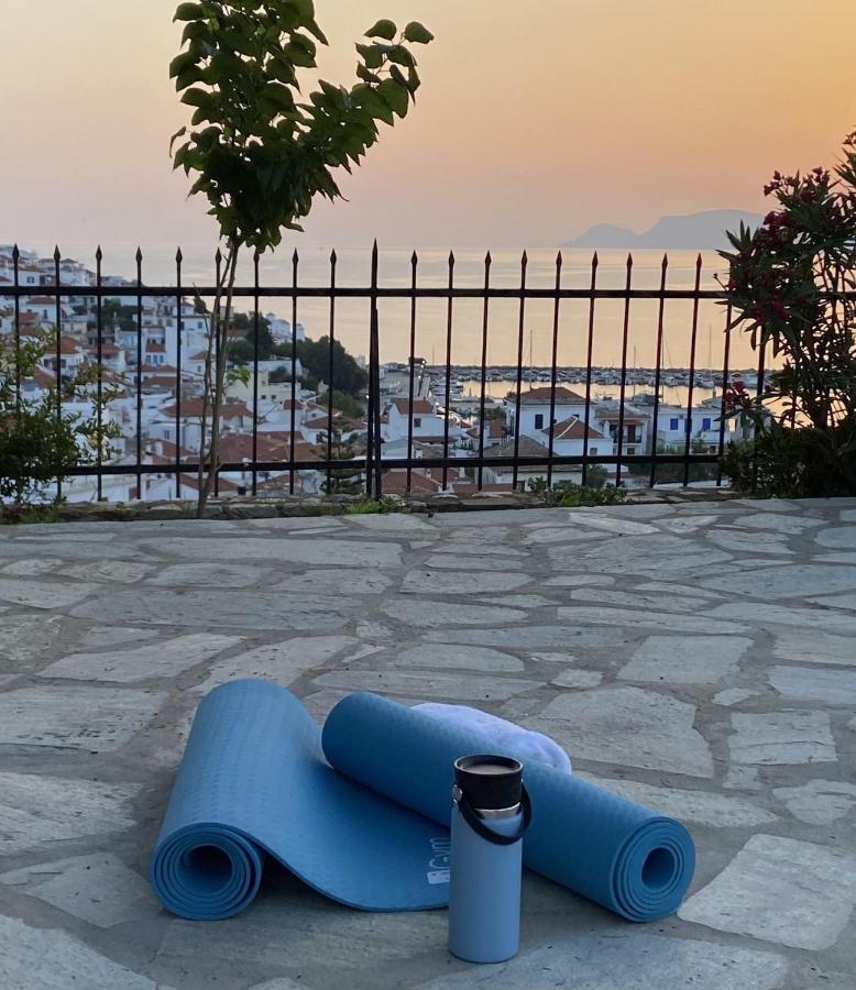 Villa Icelle Skopelos Town Sea View Swimming Pool Buitenkant foto